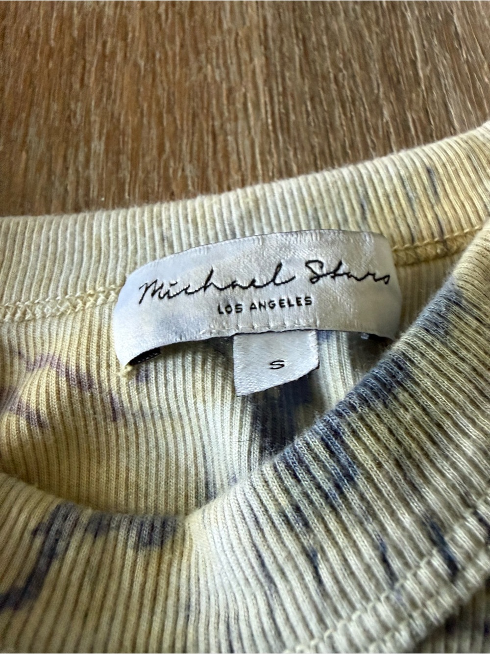 Michael Stars Blue Tie-Dye Midi Dress - Picture 3 of 3